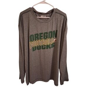 Russell Oregon Ducks Football Long Sleeve T-Shirt Men's 3XL Gray